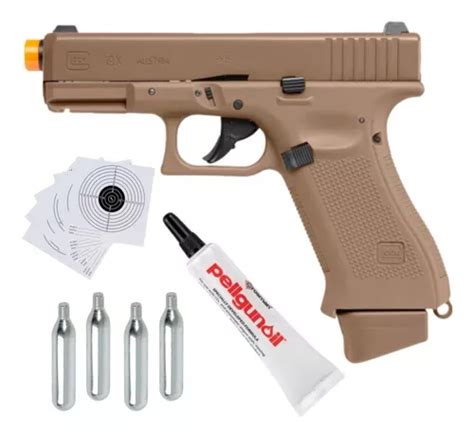 Glock 19x Bbs 6mm Coyote Co2 Airsoft Blowback Xchws C Envío gratis