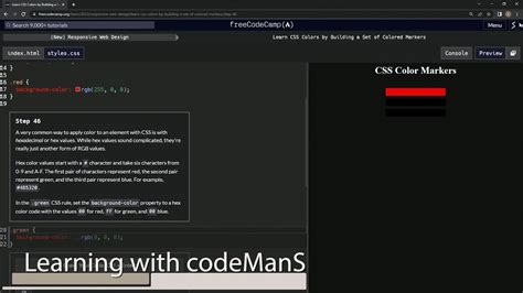 Learn Css Colors By Building A Set Of Colored Markers Step Youtube