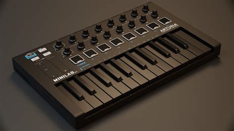 Arturia Minilab Mk Midi Keyboard D Model Cgtrader