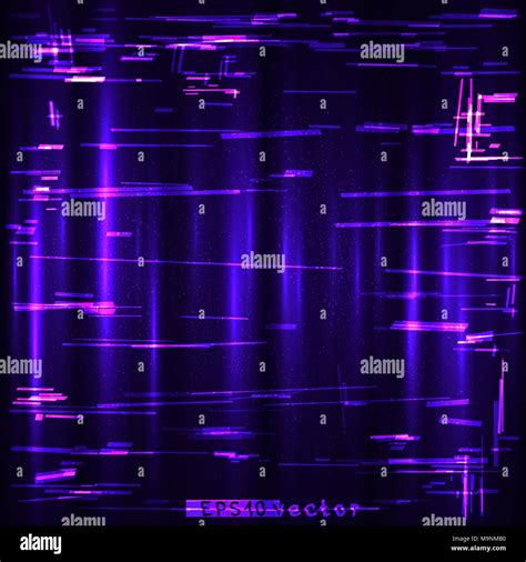 Glitch Blue Purple And Pink Light Background Template Abstract