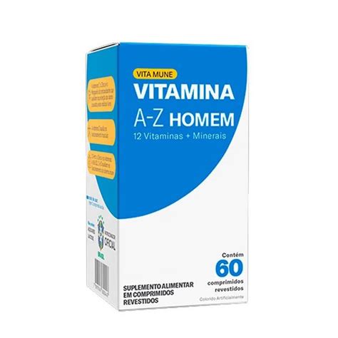 Vitamina A A Z Homem Vita Mune Capsulas Cimed Shopee Brasil