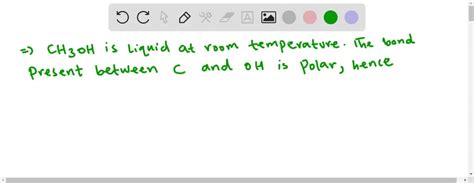 SOLVED: One of these two substances is a liquid at room temperature and the other one is a gas ...