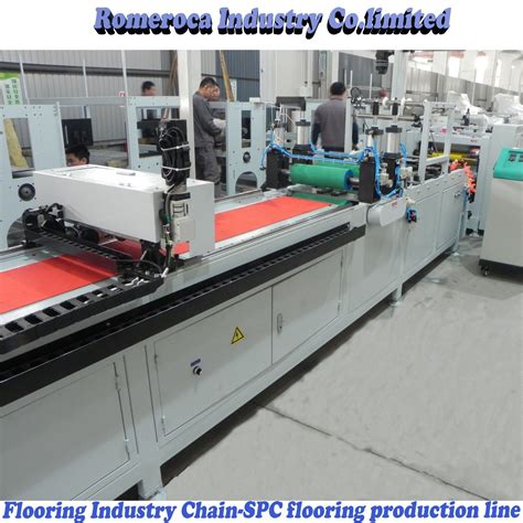 Hot Melt Laminating Machine For Stone Plastic Composite Spc Flooring