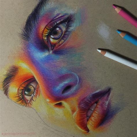 Dessin Crayon De Couleur Realiste