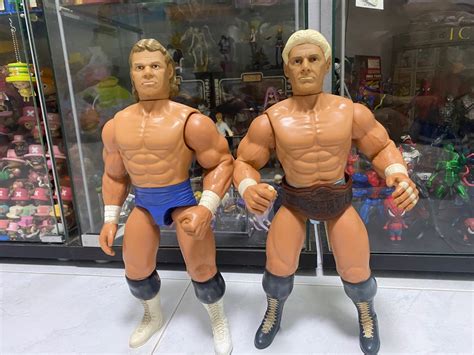 Rare Huge 1990 Galoob WCW Superstars Ric Flair And Lex Luger 14 Inch