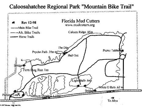 Map Of Croom Mountain Biking Trails