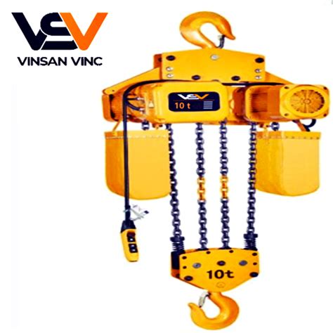 10 Ton Fixed Suspended Double Speed Electric Double Chain Hoist Prices