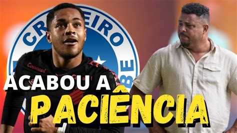 SAIU AGORA INACREDITÁVEL PEGOU DE SURPRESA NOTÍCIAS DO CRUZEIRO YouTube