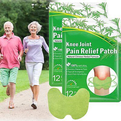 Wellknee Pain Relief Patch Natural Knee Pain Patch Knee Painpatch Ebay