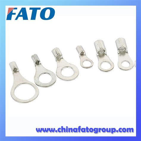 Non Insulated Ring Terminals Tin Plated Brazed Seam Rnb Ring Terminals