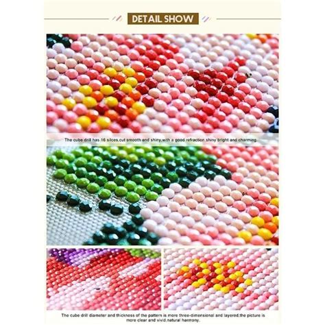 Bricolage 5D Diamant Peinture Par Numéro Kits Complet Forage Paysage De