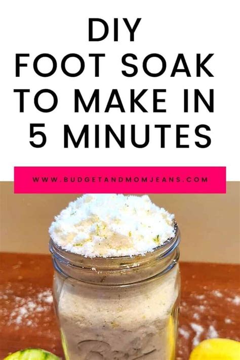 A Simple Epsom Salt Foot Soak For Tired Feet - Budget & Mom Jeans