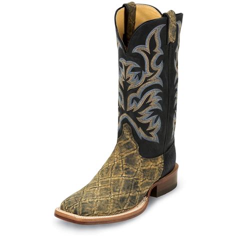 Men's Justin® 13" Safari Elephant Boots - 582142, Cowboy & Western ...