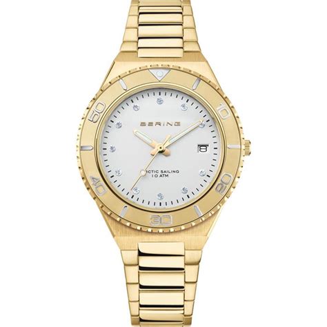 Reloj Bering Classic Dorado Analógico Mujer 18936 734