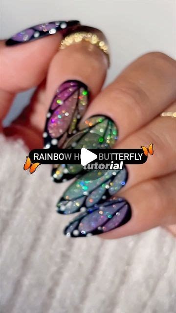 Jeanette Flores On Instagram Viral Butterfly Wing Nail Trend But