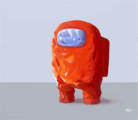 Artstation Among Us Red Guy