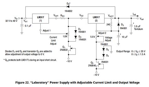 Eliminating Negative Output Voltage In A LM317 Based Power Supply