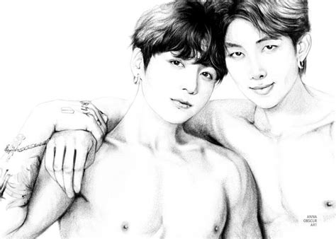 Bts 18 Art Pencil Bts Drawings Bono Baby Daddy Jikook I Got This