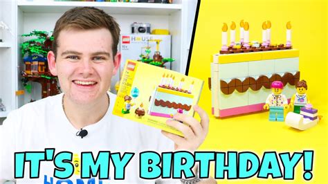 Lego Birthday Cake Seasonal Unboxing Build Review Set 40641