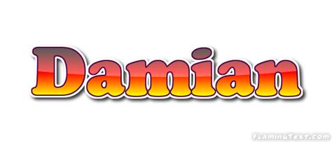 Damian Logo Herramienta De Diseño De Nombres Gratis De Flaming Text