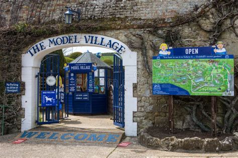 The Model Village In Godshill On The Isle Of Wight UK Editorial Stock