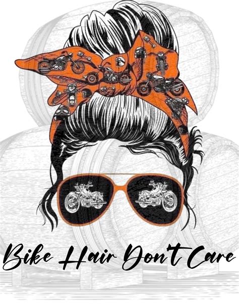 Bike Hair Dont Care Etsy