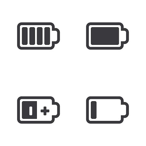 Premium Vector Battery Icon Illustration Design