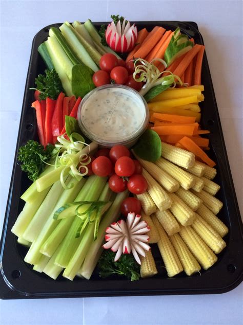 Vegetable Crudités Lay And Leave Buffets