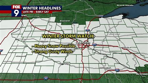 Minnesota weather: Friday winter storm could bring snow | FOX 9 ...