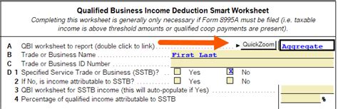 How To Enter And Calculate The Qualified Business Income Deduction