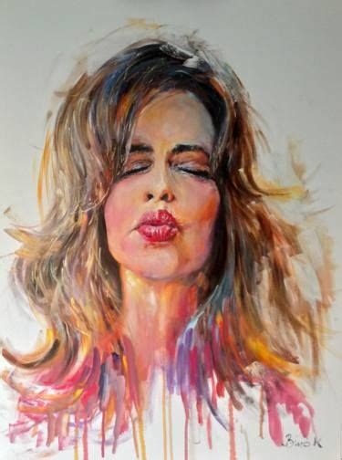 I send a kiss..... Painting | Portrait painting, Portrait, Portraiture