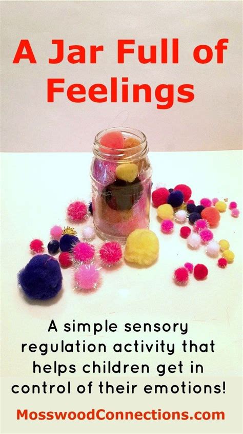 A Jar Full Of Feelings A Sensory Regulation Activity Mosswood