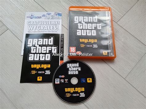 Grand Theft Auto TRYLOGIA PL GTA 1 2 3 Stan używany 99 zł