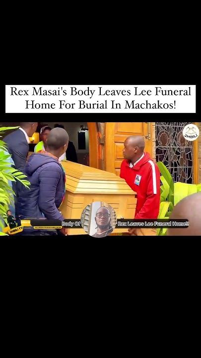 Rex Maasai S Body Man Who Was Shot By A Police Moves From Lee Funeral To Machakos For Burial