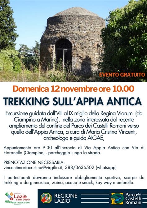 Trekking Sull Appia Antica