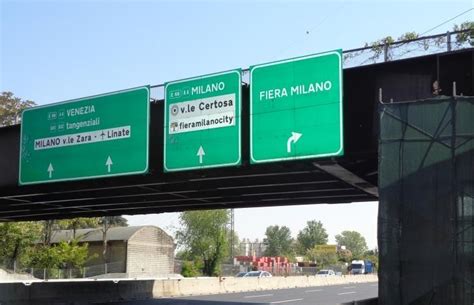 Autostrada A Lavori Chiuso Per Una Notte Tratto Milano Fiera