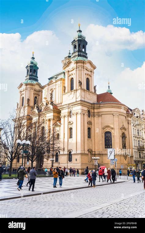 Praga Rep Blica Checa De Febrero De La Iglesia De San