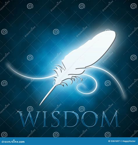 Wisdom Stock Illustration Illustration Of Abstract Feather 5361697