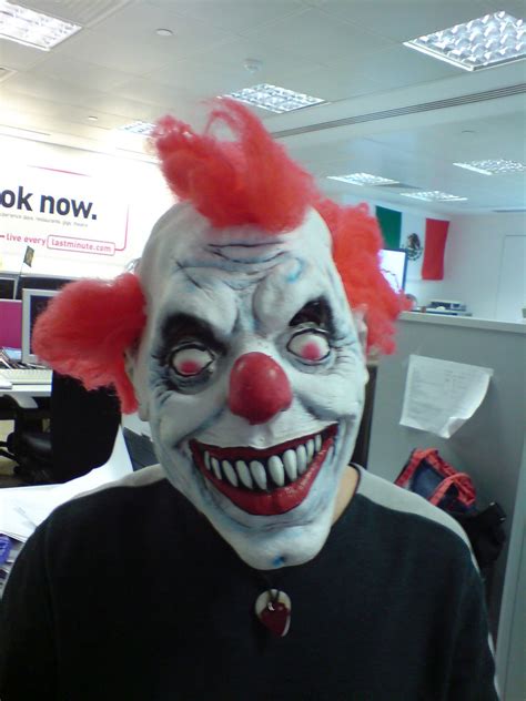 Scary Clown Mask Ian Kershaw Flickr