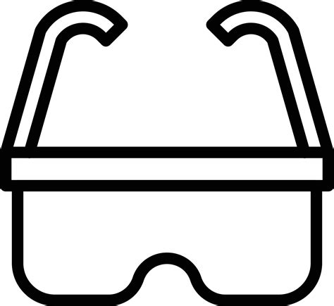 Vector Design Safety Glasses Icon Style 22270966 Vector Art At Vecteezy