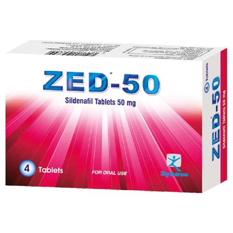 Zed Tablet 50 Mg 4 Pc Kulud Pharmacy