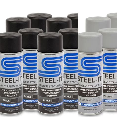 MIXED 12 PACK of Steel-It Paint – TMR Customs