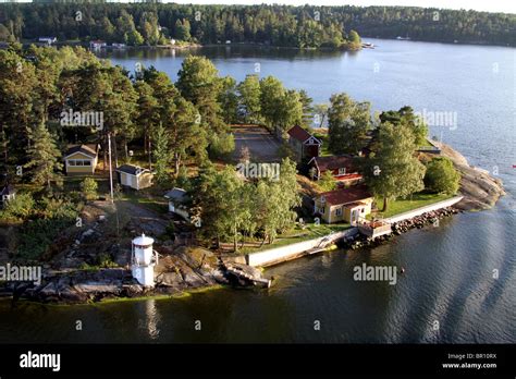 Islands in the Stockholm Archipelago in Stockholm, Sweden Stock Photo ...