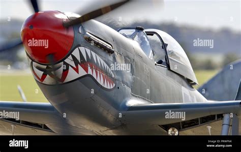 P 51 mustang shark mouth hi-res stock photography and images - Alamy