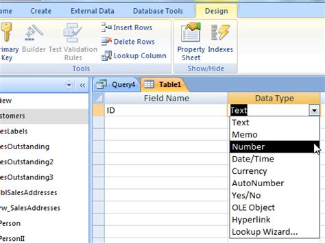 Ms Access Using Dao Creating Tables And Indexes And Linked Tables And