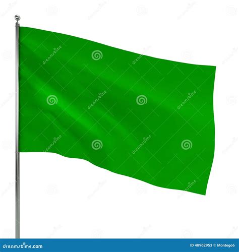 Bandera verde stock de ilustración Ilustración de patriotismo 40962953