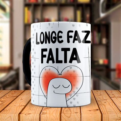 Caneca M Gica Flork Namorados Longe Faz Falta Nome Elo