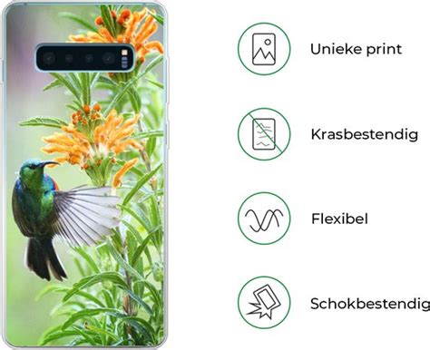 Samsung Galaxy S Plus Hoesje Close Up Van Een Kleurrijke Vogel