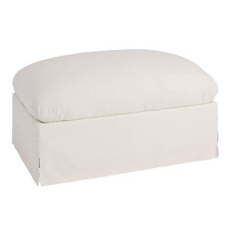 Brynn Feather Filled Sofa Ottoman - World Market