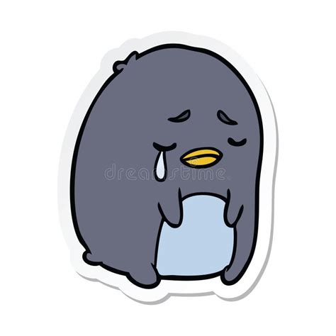 Penguin Crying For Climate Change Stock Vector - Illustration of nature ...